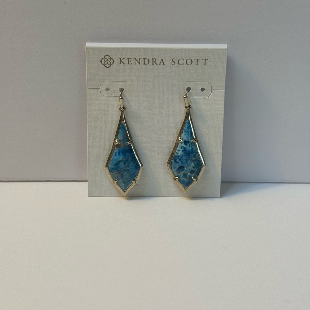 Kendra Scott Olivia Aqua Apatite Earrings